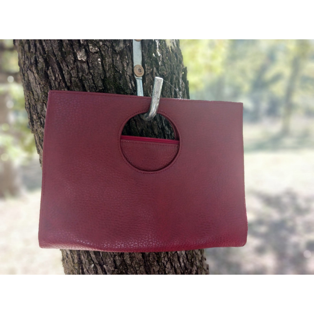 Red Leather Handbag